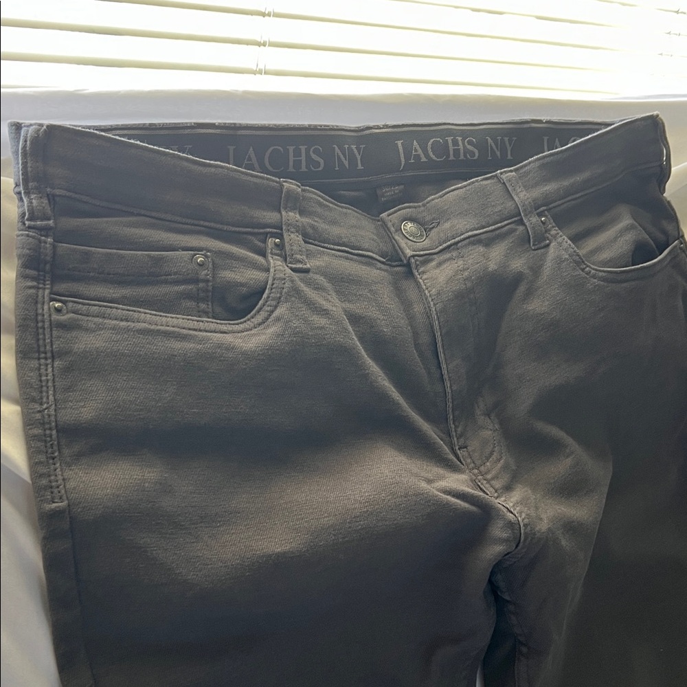 Jachs Men's Dark Gray Slim Jeans - Picture 2 of 6